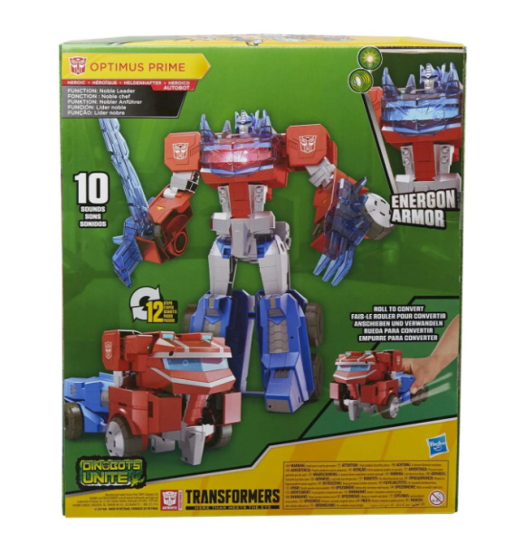 Трансформер Transformers Cyberverse Adventures Оптимус Прайм F2731, красный/синий
